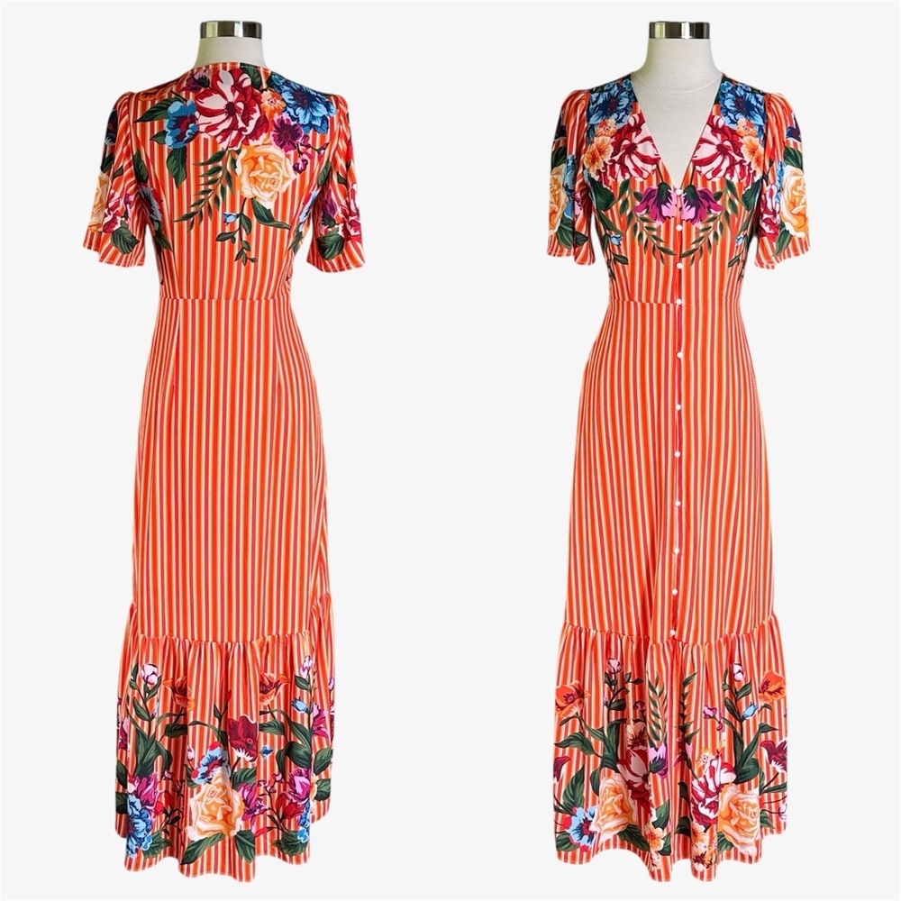 LULUS Roam the Riviera Maxi Dress NWT Size XS - Picture 2 of 15